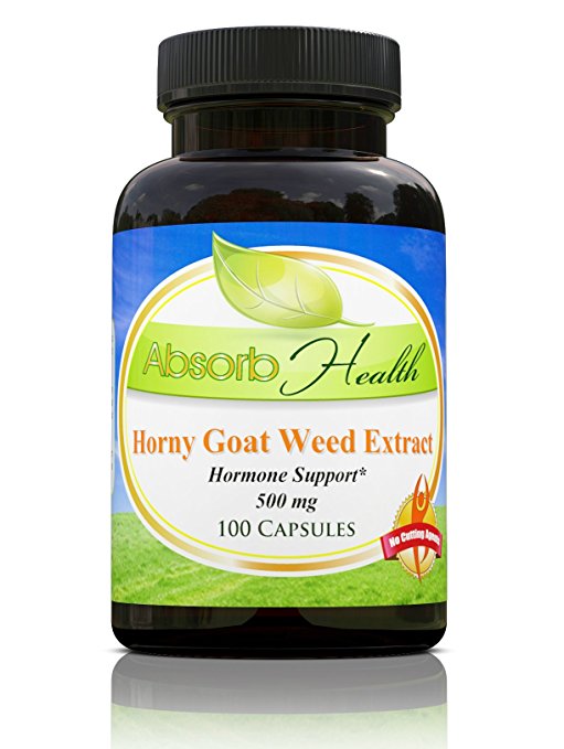 Horny Goat Weed Extract (Epimedium) 10:1 | 500mg | 100 Capsules | Sexual Health