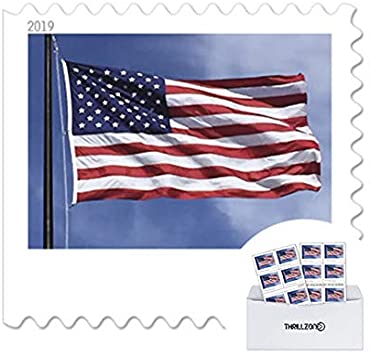 United States Postal Service First Class Postage Stamps Invitation Photo Wedding Celebration Love Valentines Announcement Graduation RSVP Birthday Greeting Card (1 Sheet, 20 Stamps) -ThrillZone Bundle