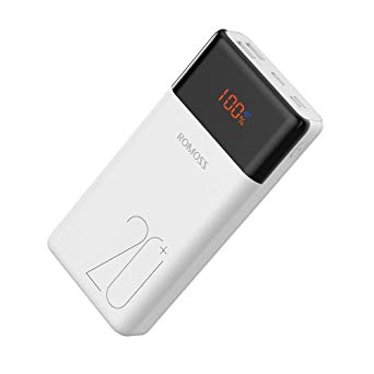 ROMOSS 20000mAh Type-C PD 18W Fast Charge Portable Charger LT20PS , 3 Outputs & 3 Inputs Power Bank Compatible with iPhone Xs Max, iPad Pro, Samsung S8 (Not Support Quick Charge on S9 S10)