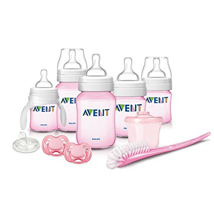 Philips AVENT Classic Plus Newborn Starter Set, Pink