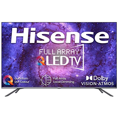 Hisense 164 cm (65 inches) 4K Ultra HD Smart Certified Android QLED TV 65U6G (Metal Gray) (2021 Model) | With Dolby Vision and Atmos