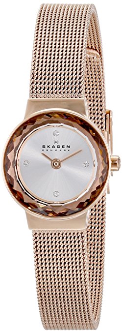 Skagen Women's SKW2187 Leonora Stainless Steel Rose Gold-Tone Watch