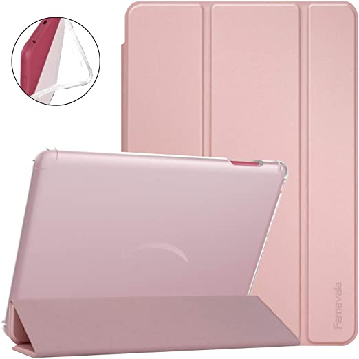 Famavala Flexible Back Frosted Case Cover Compatible with All-New 8" Fire HD 8 / Plus (10th Generation 2020 Release) Tablet (Rose Gold)