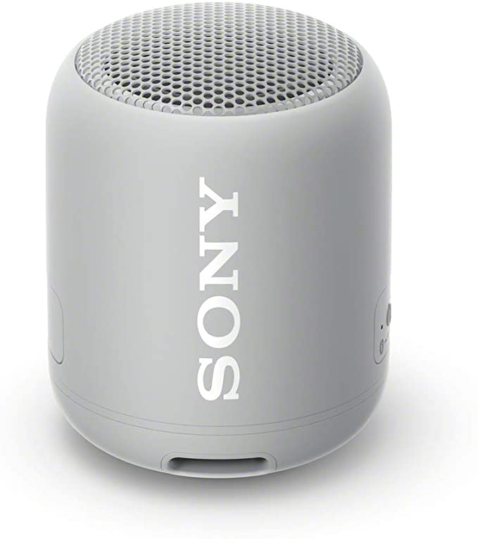 Sony Compact and Portable Waterproof Wireless Speaker with Extra Bass - Grey