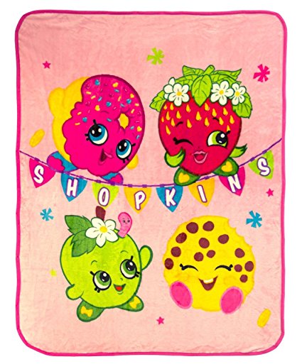 Shopkins Silky Soft Throw