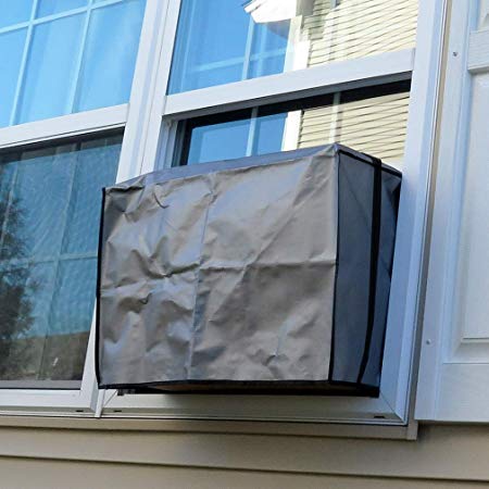 Evelots A/C Air Conditioner Outdoor Window Cover-Elastic Straps-10 to 15,000 BTU