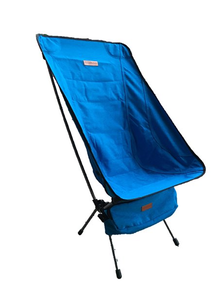 Trekology Compact Portable High Back Camping Chair with Head Rest – Ultralight Backpacking Chair in a Bag for Camping, Beach, Backpacking, Fishing, Picnic, Patio, Sports, Events