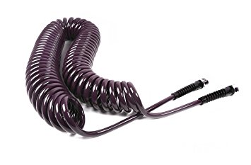 Water Right Professional Coil Garden Hose, Lead Free & Drinking Water Safe, 50-Foot x 3/8-Inch, Eggplant