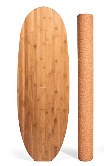 Ebb and Flo by GoofBoard Surfing Balance Board - Perfect for SUP/Paddle Board/Kite/Longboard - Top Rated of All Balance Boards for Surfers - Flo-Blocks Included for Easy/Safe Start-Up