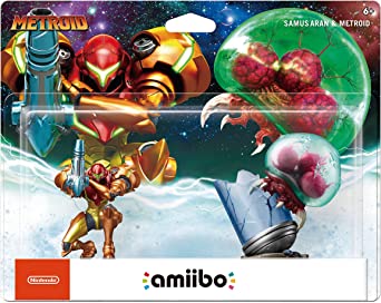 Nintendo amiibo - Samus Aran & Metroid (2 Pack)