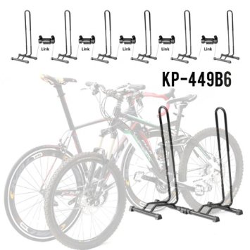 Adjustable 1-6 Bike Floor Parking Rack Storage Stands Bicycle