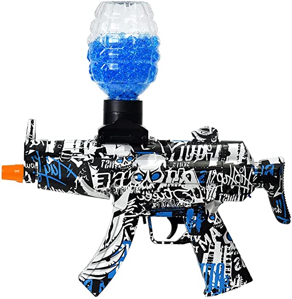 Electric Gel Ball Gun for Kids with Water Gel Beads Toy Gun for Outdoor Activities Shooting Team Game for Boys and Girls Ages 12 (Blue), Green