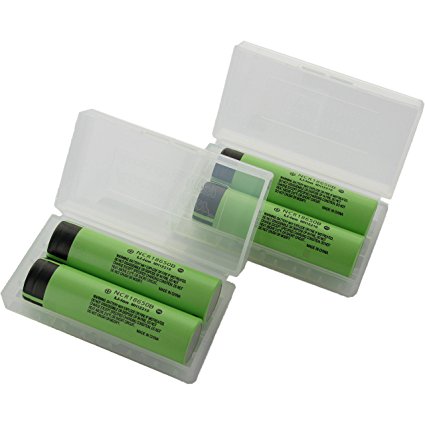 Panasonic NCR18650B 18650 UNPROTECTED 3.7V 3400 mAh / 2C High Capacity Rechargeable Battery (4 Pieces)