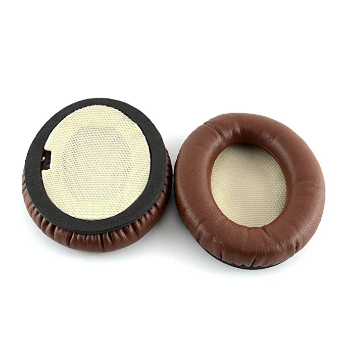 VEVER ® 1Pair Replacement Ear Pads Earpuds Ear Cushions Cover for Bose QC2, QC15, AE2, AE2i, AE2w, QuietComfort Headphone (with VEVER LOGO package) (Coffee / Brown)