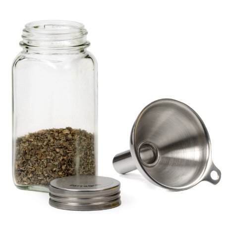 Stainless Steel Funnel - For Filling Narrow Jars and Bottles, 1 pc