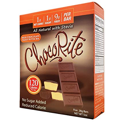 HealthSmart Foods ChocoRite Chocolate Peanut Butter bar