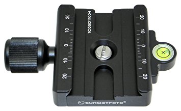 SUNWAYFOTO 60mm Clamp DDC-60 Arca Compatible DDC60 1/4" inches 3/8 inches Sunway