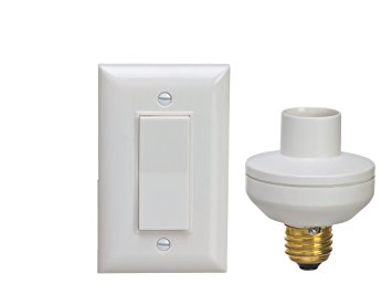 Wireless Remote Control Light Switch and Socket Cap to Turn Lamps and Pull Chain Fixtures On and Off