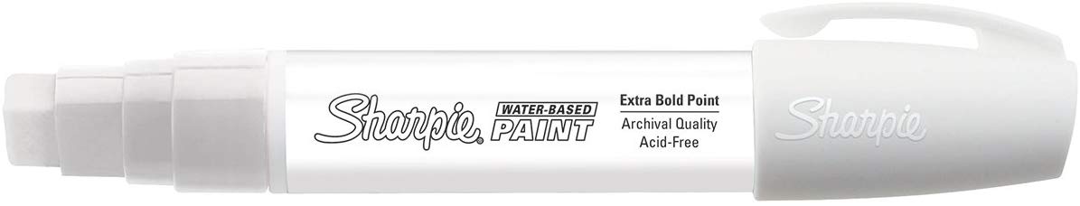 Sharpie Extra Bold Point Poster Paint MParker, White (37222)