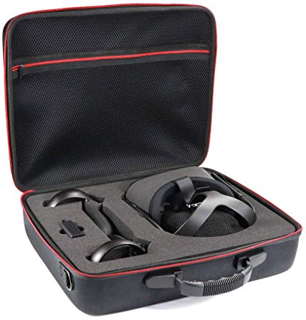 KT-CASE Oculus Quest Case Oculus Quest All-in-one VR Gaming Headset Storage Box Travel Case (Black)