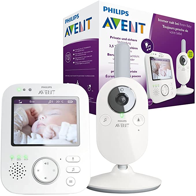 Philips AVENT SCD843/26 Babyphone Vidéo Blanc