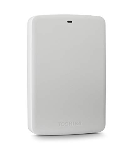 Toshiba Canvio Basics 2TB Portable Hard Drive- White (HDTB320XW3CA)