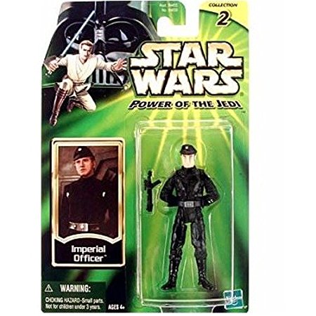 Star Wars, Power of the Jedi, Imperial Officer Action Figure, 3.75 Inches