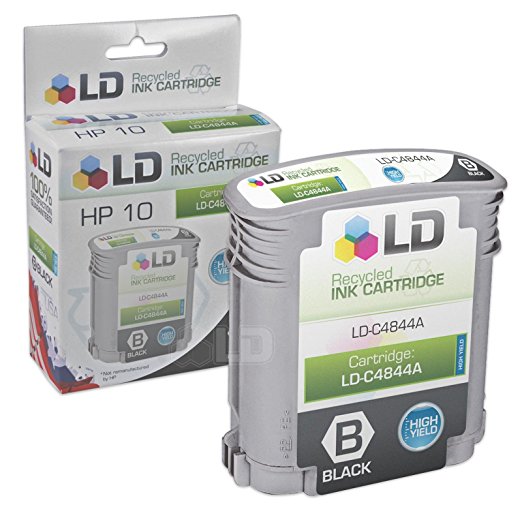 LD © Remanufactured Replacement Ink Cartridge for Hewlett Packard C4844A (HP 10) High-Yield Black