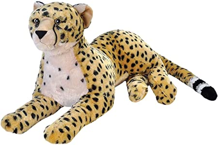 WILD REPUBLIC Jumbo Cheetah Plush, Giant Stuffed Animal, Plush Toy, Gifts for Kids, 30 Inches