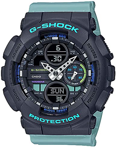 Ladies' Casio G-Shock S-Series Blue Resin Band Watch GMAS140-2A