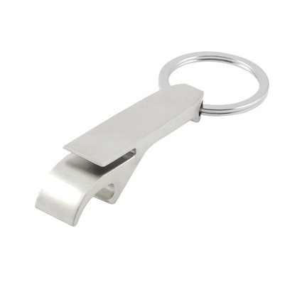 Alloy 30mm Split Ring Bottle Opener Keychain Keyring Hanging Decoration