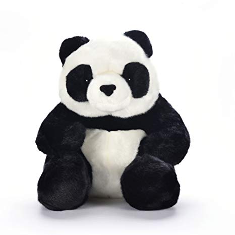 Lazada Stuffed Panda Sitting Dolls Plush Kids Animal Panda Toy Doll Gifts for Boys Girls 10''