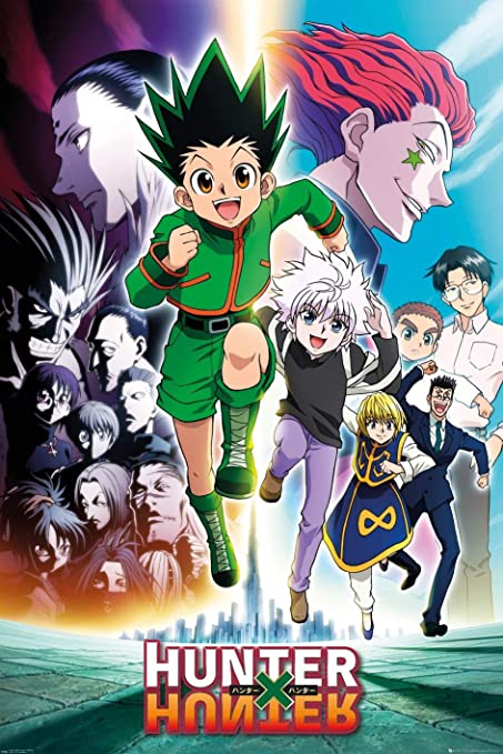 Hunter X Hunter - Manga / Anime TV Show Poster (Key Art - Running) (Size: 24 x 36 Inches)