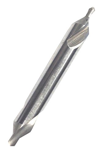HHIP 5000-2125 60 Degree High Speed Steel Combined Drill and Countersink, 1/8" Drill Diameter, 5/16" Body Diameter, 2-1/8" OAL, 4