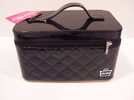 Caboodles I Candy Makeup Cosmetic Train Case (Black Patent)