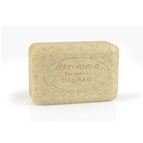 Pre de Provence Shea Butter Enriched Handmade French Soap Bar (250g) - Honey Almond