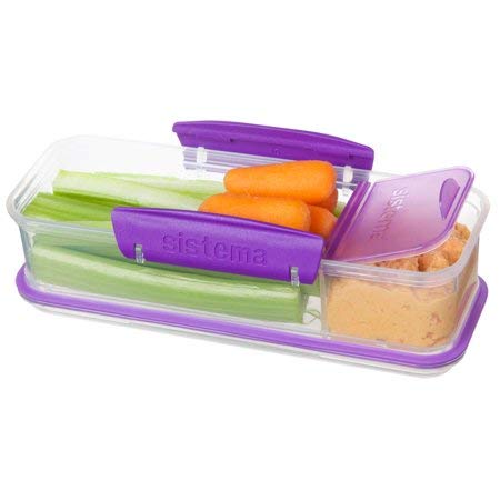 Sistema Snack Attack to Go Snack and Dip Container, 9 Pack