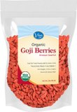 Viva Labs 1 Premium Himalayan Organic Goji Berries Noticeably Larger and Juicier 2lb bag