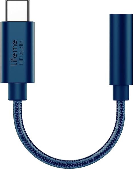 Meizu MbluHIFI Audio D/A Converter Headphone Amplifier,USB C to 3.5mm Headphone Jack Adapter Compatible 18 Pro Samsung Galaxy S22 iPad Pro Pixel 6 Mblu HiFi Audio