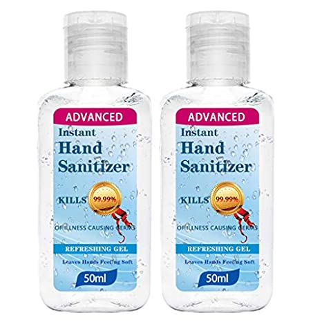 Shotbow Hand Sanitizer Disposable Hand Sanitizer Gel Portable Household Cleaner Refreshing Hand Gel Hand Soap Gel to Instant Skin Cleansing for Adults & Kids, Non-irritating (2PCS)