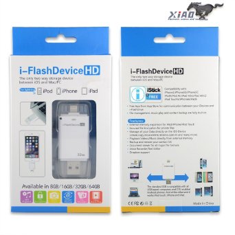 2015 New USB I-flash Drive Hd Flash Drive Memory Stick for Iphone 5/5c/5s/6/6plus/6S/6SPlus/ipad for Adding Extra Storage to Save More Image & Video (32g)