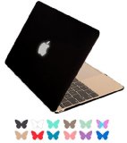 The New Apple Macbook Case12 inch with Retina Display Laptop Computer 2015 Release Mosiso Gold Gray Black WhiteFrost ClearCrystal Hard Shell Protective Case Smooth Matte Finish Frost Black