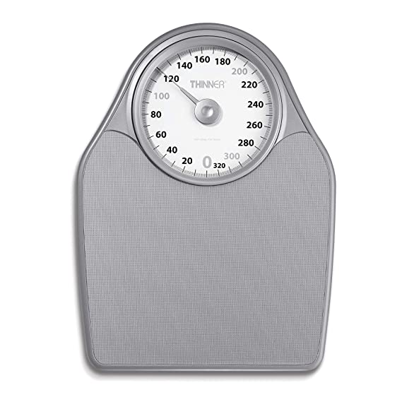 Thinner Scales Extra-large Dial Analog Precision Bathroom Scale, Analog Bath Scale, Measures Weight Up To 330 Pound, 1 count