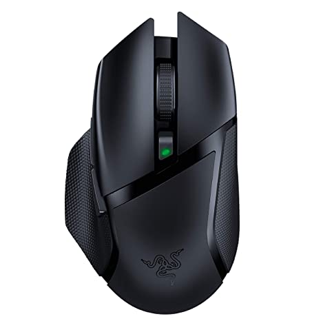 Razer Basilisk X Hyperspeed Wireless Gaming Mouse: Bluetooth & Hyperspeed Wireless Compatible - 16K DPI Optical Sensor - 6 Programmable Buttons - 450 Hr Battery - Matte Black