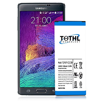 TQTHL Note 4 Battery | 3500mAh Li-Ion Battery for Samsung Galaxy Note 4 IV SM-N910R4 (U.S. Cellular) | Galaxy Note 4 Spare Battery [18 Month Warranty]