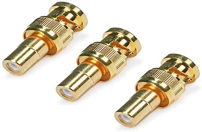 3 PCS BNC Male to RCA Female Adaptor Gold Plated, CNE579962