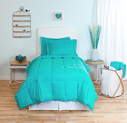 Turquoise Twin Extra Long Comforter Set By Ivy Union