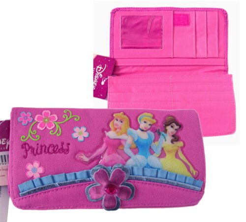 Disney Princess Wallet - Cinderella Belle Sleeping Beauty billfold