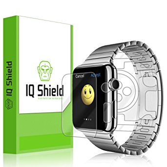 Apple Watch 42mm Screen Protector, IQ Shield LiQuidSkin Full Body Skin   Full Coverage Screen Protector for Apple Watch 42mm HD Clear Anti-Bubble Film - with