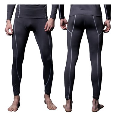 FiteX Mens MAXHEAT Fleece Compression Performance Long Johns Thermal Underwear